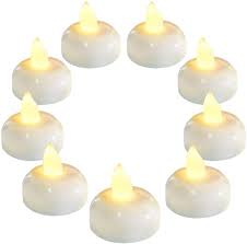 Amazon Com Homemory 36 Pack Flameless Floating Candles Warm White Led Flickering Tealight Candles In Bulk Decor For Wedding Party Centerpiece Pool Christmas Home Improvement