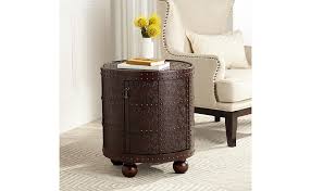 9 practical coffee table alternatives. Amazon Com Hadley 21 3 4 Wide Nailhead Trim Round Accent Table Kensington Hill Furniture Decor
