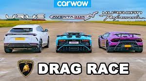 However, it is the more efficient. It S A Lamborghini Family Drag Race Urus Vs Aventador Vs Huracan