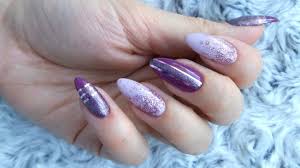 Fioletowe Paznokcie Semilac Color Tale Bling Youtube