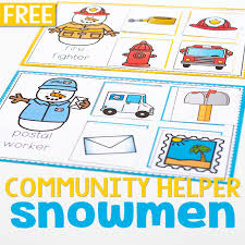 winter community helpers activities for preschool life over cs