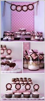 Shop for pink baby shower decorations online at target. Pabtbsi50 Pink And Brown Trendy Baby Shower Ideas Group 6601