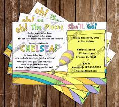 We'll also show you some invitation letter examples and give you some templates you can use. Novel Concept Designs Dr Seuss Oh The Places You Ll Go Graduation Thank You