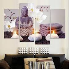 Please check out the variety of. 4 Piece Printed Buddha Canvas Wall Art Unique Home Decor Gifts Charliestopdrawer