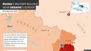 Ukraine's striking new strip, featuring a map including the crimean peninsula and slogans such as glory to the heroes, has caused a stir among sportspeople and politicians after being revealed on the eve of the tournament. Russia S Military Buildup Near Ukraine S Border