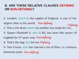 My car, which a mercedes, can reach speeds of 140. Relative Clauses Exercises Ppt Video Online Download