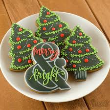Ampersand Cookie Cutter And Template Christmas Sugar Cookies Christmas Tree Cookies Xmas Cookies