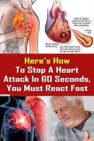 Here S How To Stop A Heart Attack In 60 Seconds You Must React Fast Health Medical Heart Attack Health And Fitness Articles Medical Problems