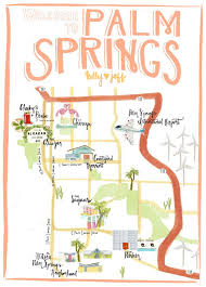 Striped Cat Studio Palm Springs Map Palm Springs Map