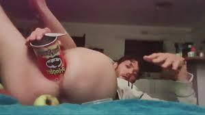 I Wreck My Ass With A Pringles Can Apples And A 1l Water Bottle!!