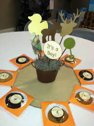 Pin By Lacey Wilson Powers On My Parties Camouflage Baby Shower Baby Shower Camo Baby Shower Fall