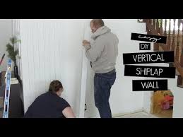 Or, to really turn shiplap on its head, try installing it on the ceiling to draw the eye upwards. Easy Diy Vertical Shiplap Wall Love Create Celebrate
