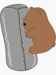 Burrito Baby Grizz We Bare Bears Cartoon Sticker By Domcowles12 We Bare Bears Bear Cartoon Bare Bears