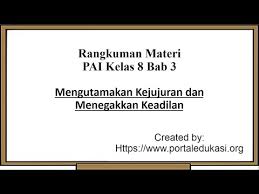 Latihan soal pai kelas 8 bab 1. Huqgzcmrhm3evm