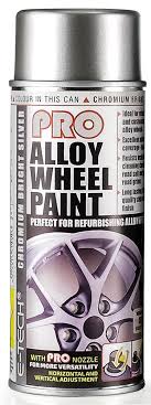 The E Tech Chromium Bright Silver Pro Alloy Wheel Paint Is