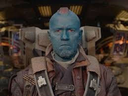 Michael Rooker S Feeling Blue As Guardians Alien Yondu Galaxy Movie Guardians Of The Galaxy Michael Rooker