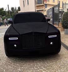 Luxury Lavish Fashion On Instagram Full Matt Black Rolls Roycetag Someone Who Needs To See This Luxury Cars Luxury Cars Rolls Royce Futuristic Cars