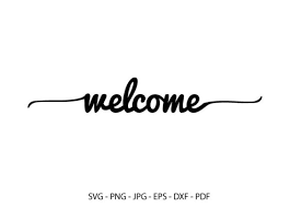 Download Welcome Sign Graphic By Redcreations Creative Fabrica PSD Mockup Templates