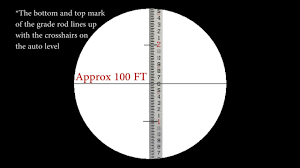A telescopic instrument having two parallel lines through. Automatic Levels Stadia Ratio Explained Youtube