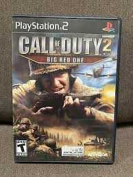 Call Of Duty 2 Big Red One Sony Playstation 2 Ps2 Video Game Complete W Manual 47875810211 Ebay Call Of Duty Sony Playstation Ps2 Video Games