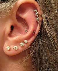 Pin By Savannah Aversa On Piercing Envy Ear Piercings Ear Piercings Tragus Cute Cartilage Earrings