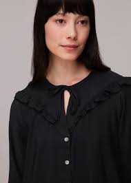 Black Willa Frill Trapeze Dress