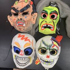 Ben cooper vintage masks lot Of 4