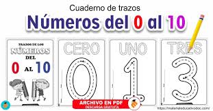 Ejercicios De Motricidad Fina De Numeros Del 0 Al 10 Material Imprimible