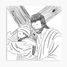 Station 5: Simon of Cyrene Helps Jesus Carry the Cross
