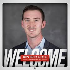 Let's welcome Ben Breazeale to the coaching staff! Ben joins us as an  assistant coach after stops at UT Arlington, Baylor and Arkansas. Prior to  that, he was an All-ACC and All-American