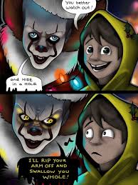 Pennywise Is Coming To Your Town Hehe Sing This In The Tune Of Jingle Bells Funny Horror Pennywise Horror Movies Memes