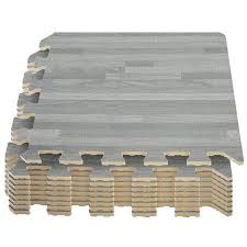 Sorbus Wood Grain Floor Mats Foam Interlocking Mats Each Tile 3 8 Inch Thick Flooring Wood Mat Tiles Home Office Playroom Basement Trade Show Walmart Com Interlocking Floor Mats Foam Floor Tiles