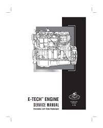 Valve adjustment procedure for mack engine model em6 300r. 2000 Mack E7 E Tech Engine Service Manual Repairmanualus