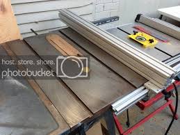 Extrusion Fence On Craftsman 113 By Savan Lumberjocks Com Woodworking Community Table Saw Fence Extrusion Building A Fence