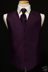 Black And Purple Tuxedo Black Tux With Purple Vest And Tie New Medium Raisin Purple Tuxedo Vest Long Tie All Sizes Purple Tuxedo Purple Wedding Gray Weddings