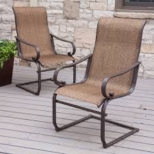 Have To Have It Cavalia Steel Spring Sling Dining Chairs Set Of 6 699 99 Beautiful Furniture Pieces Dining Chair Set Deck Furniture