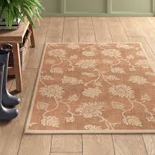 Borrowed from moorish influences, patios with patterned tile are everywhere these days. Floral Print Indoor Outdoor Rugs Birch Lane