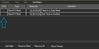 Title Studio- The User Marks Window