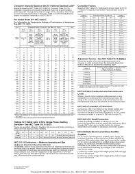 Pdf Ratings For 120 240 Volts 3 Wire Single Phase Dwelling Services See Nec Table 310 15 B 7 Conductor Ampacity Based On The 2011 National Electrical Code Alejandro Cy Academia Edu
