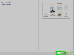 In dem ersten beispiel (word 2010) downloaden sie die. Broschuren In Microsoft Word Erstellen Mit Bildern Wikihow
