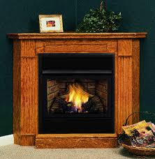 Natural gas (46) refine by fuel type: Symphony 32 Inch Vent Free Gas Fireplace Remote Ready With Corner Surround And Hearth Ventless Gas Fireplaces Com