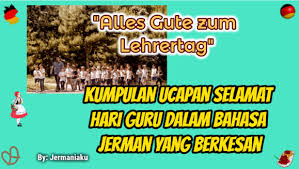We did not find results for: Kumpulan Ucapan Selamat Hari Guru Dalam Bahasa Jerman Yang Berkesan Jermania