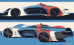 New Renault Alpine Racing Car Revealed For Gran Turismo 6 Autoconception Com Car Design Sketch Racing Car Design Design Sketch
