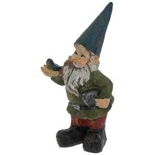 Perfect for collectors, crafters, gardeners, and beyond! Blue Hat Gnome With Bird Hobby Lobby 1175967