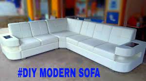 Diy Modular Sofa How To Make A Modern Sofa Youtube Modern Sofa Modern Sofa Set Sofa