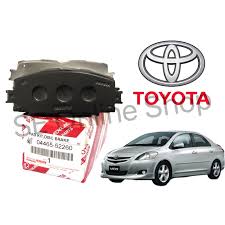 Toyota vios at the best prices. Toyota Vios Ncp93 E Spec J Spec Front Disc Brake Pads 04465 52260 Shopee Malaysia