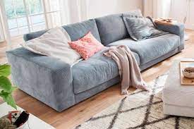 Candy Sofa Seventies 250 Cm Cord Light Blue Sitztiefe 64 Cm 2er Set Flatterkissen 75x75 Cm Light Blue Sofa Living Room Light Blue Sofa Living Room Playroom