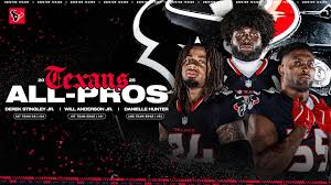 Houston Texans DE Will Anderson Jr., DE Danielle Hunter and CB Derek Stingley Jr. Named Associated Press All-Pro