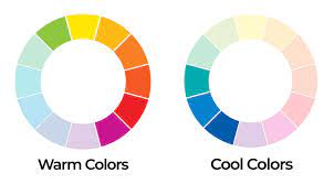 Warm colors appear larger than cool colors, so red can visually overpower blue even if used in equal amounts. Warm Vs Cool Grays