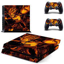 Dragon ball z ps4 slim decal for ps4 slim console and 2 controllers. Dragon Ball Z Ps4 Skin Sticker For Ps4 Playstation 4 Console Controllers Vinyl Decal Consoleskins Co